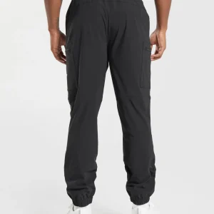 Hot Gymshark Rest Day Cargo Pants Black