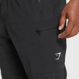 Hot Gymshark Rest Day Cargo Pants Black