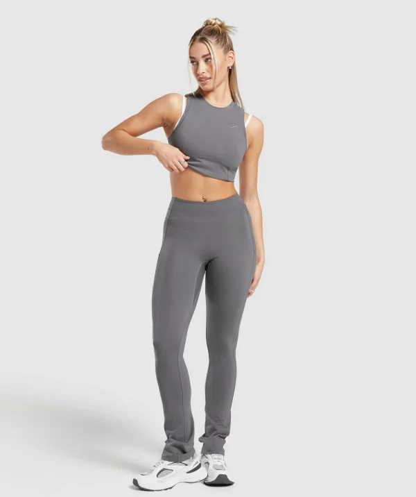 Sale Gymshark Rest Day Cotton Contour Tank BrushedGrey