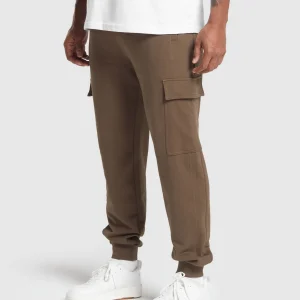 Online Gymshark Rest Day Essentials Cargo Joggers PennyBrown