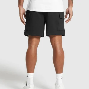 Discount Gymshark Rest Day Essentials Cargo 7" Shorts Black