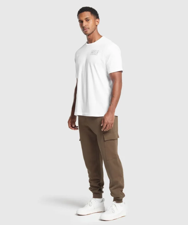 Online Gymshark Rest Day Essentials Cargo Joggers PennyBrown