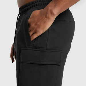 Discount Gymshark Rest Day Essentials Cargo 7" Shorts Black