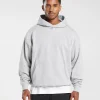 Online Gymshark Rest Day Essentials Hoodie LightGreyCoreMarl