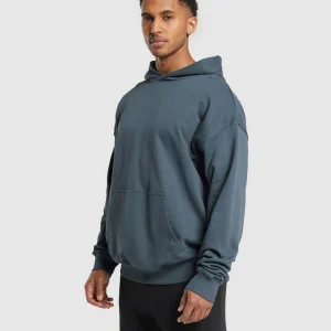 Best Gymshark Rest Day Essentials Hoodie TitaniumBlue