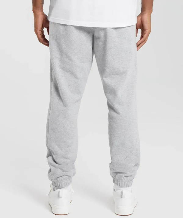 Clearance Gymshark Rest Day Essentials Joggers LightGreyCoreMarl