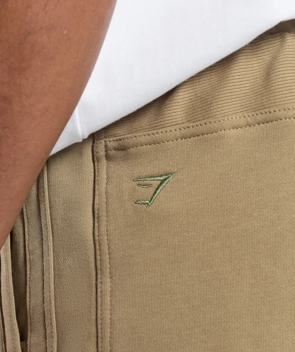 Clearance Gymshark Rest Day Essentials 7" Shorts TroopGreen