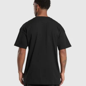 Discount Gymshark Rest Day Essentials T-Shirt Black