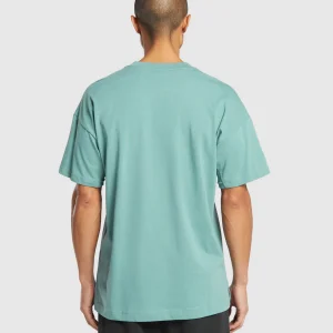 Best Gymshark Rest Day Essentials T-Shirt DuckEggBlue