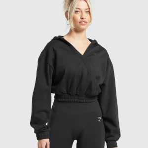 Clearance Gymshark Rest Day Midi Pullover Black