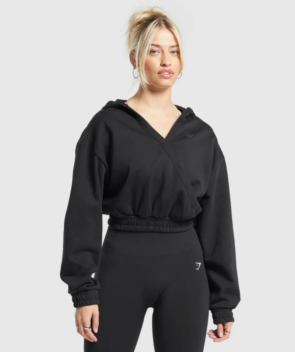 Clearance Gymshark Rest Day Midi Pullover Black