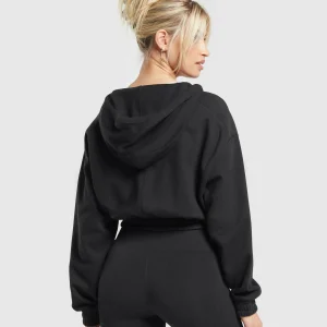 Clearance Gymshark Rest Day Midi Pullover Black