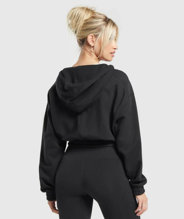 Clearance Gymshark Rest Day Midi Pullover Black