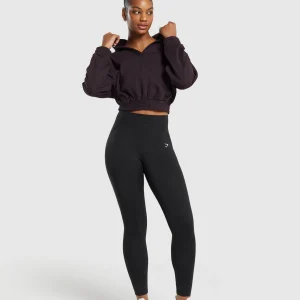 New Gymshark Rest Day Midi Pullover PlumBrown