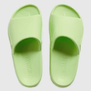 Discount Gymshark Rest Day Slides PastelSageGreen