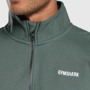 Discount Gymshark Rest Day Sweats 1/4 Zip SlateTeal