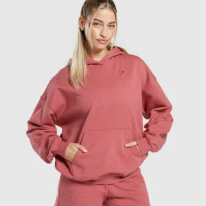 Clearance Gymshark Rest Day Sweats Hoodie HeritagePinkMarl