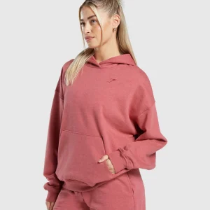 Clearance Gymshark Rest Day Sweats Hoodie HeritagePinkMarl