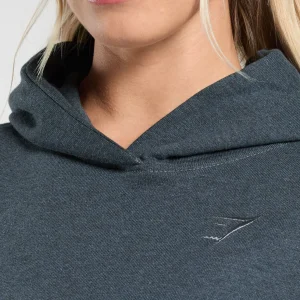 New Gymshark Rest Day Sweats Hoodie IndigoBlueMarl