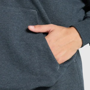 New Gymshark Rest Day Sweats Hoodie IndigoBlueMarl