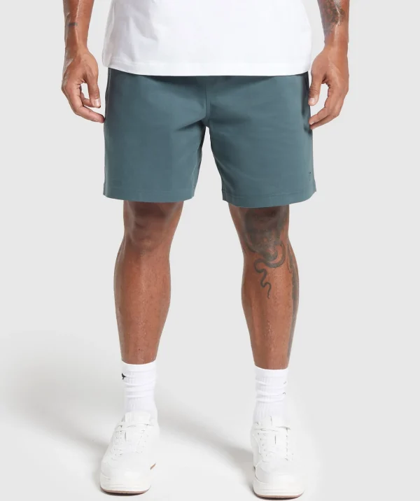 New Gymshark Rest Day Woven Shorts SmokeyTeal