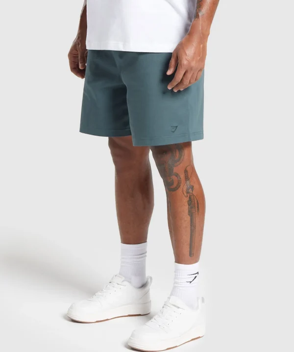 New Gymshark Rest Day Woven Shorts SmokeyTeal