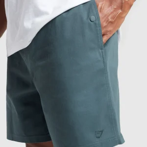 New Gymshark Rest Day Woven Shorts SmokeyTeal