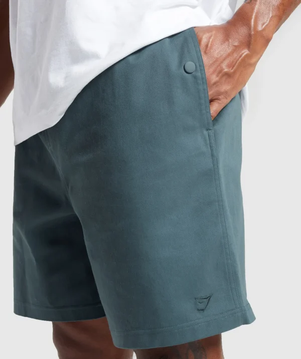 New Gymshark Rest Day Woven Shorts SmokeyTeal