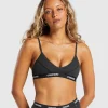 Fashion Gymshark Rib Bralette MidnightBlackMarl