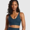 Discount Gymshark Ribbed Sports Bra Navy