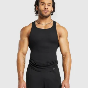 Best Gymshark Ribbed Tank 3 Pack Black