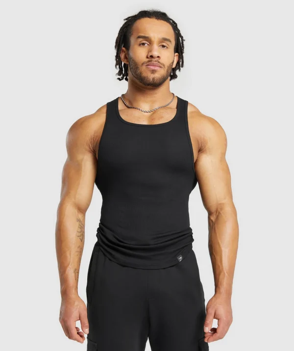 Best Gymshark Ribbed Tank 3 Pack Black