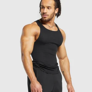 Best Gymshark Ribbed Tank 3 Pack Black