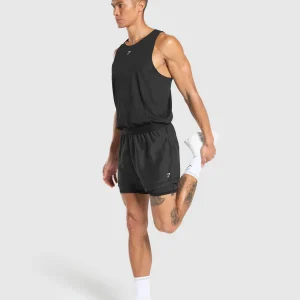 Best Gymshark Running 2 in 1 Shorts Black