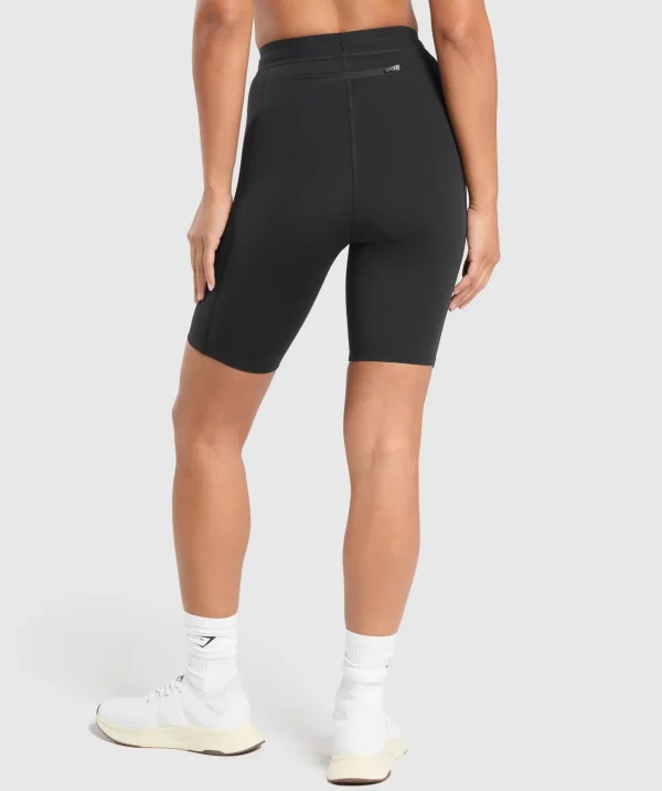 Hot Gymshark Running Cycling Shorts Black