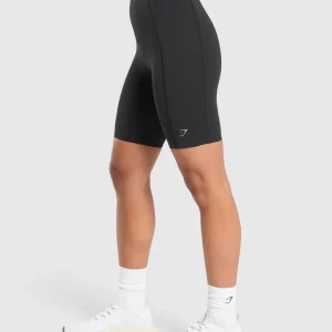 Hot Gymshark Running Cycling Shorts Black