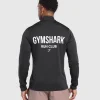 Best Gymshark Running Dept. 1/4 Zip Black