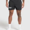 Online Gymshark Running Dept. 5" Shorts Black