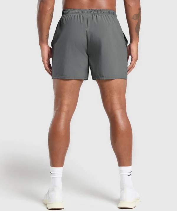 New Gymshark Running Dept. 5" Shorts PitchGrey