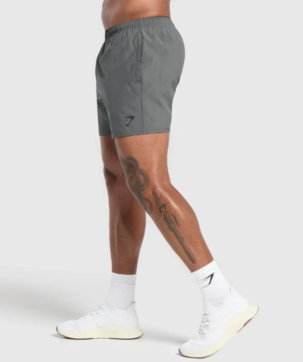 New Gymshark Running Dept. 5" Shorts PitchGrey