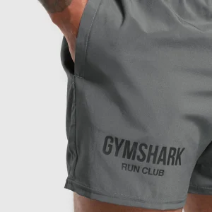 New Gymshark Running Dept. 5" Shorts PitchGrey