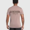 Sale Gymshark Running Dept. T Shirt PowderMauve