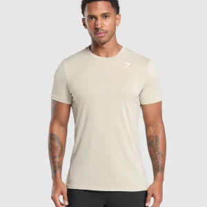 Sale Gymshark Running Dept. T Shirt PebbleGrey