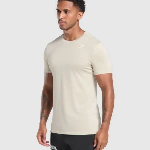 Sale Gymshark Running Dept. T Shirt PebbleGrey