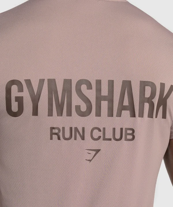 Sale Gymshark Running Dept. T Shirt PowderMauve