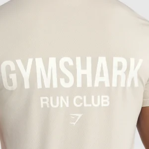 Sale Gymshark Running Dept. T Shirt PebbleGrey