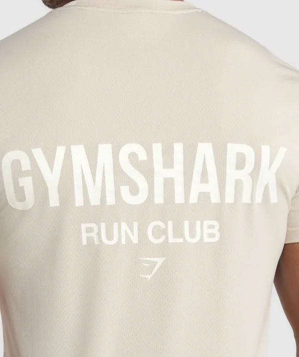 Sale Gymshark Running Dept. T Shirt PebbleGrey