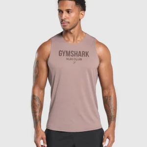 Hot Gymshark Running Dept. Tank PowderMauve