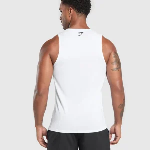 Outlet Gymshark Running Dept. Tank White