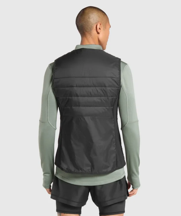 New Gymshark Running Gilet Black